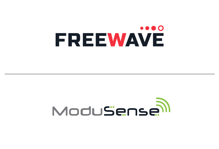 Freewave and Modusense logos